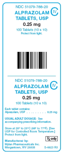 Alprazolam Tabletes 0.25 mg