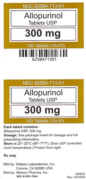 Container Label: Allopurinol Tablets, 300 mg