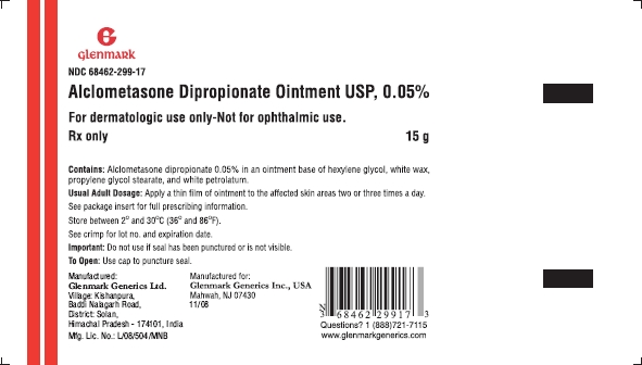 Alclometasone Dipropionate Ointment, 15g Label