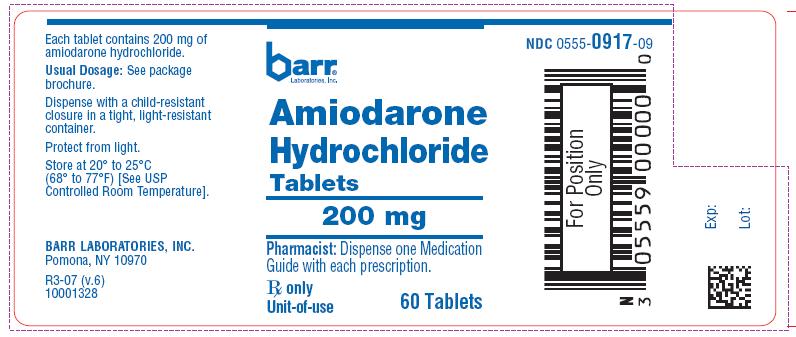 Amiodarone Hydrochloride Tablets 200 mg 60s Label