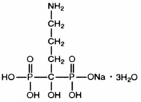 Alendronate Sodium structural formula