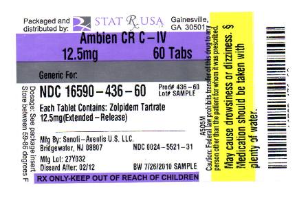 AMBIEN CR 12-5MG LABEL