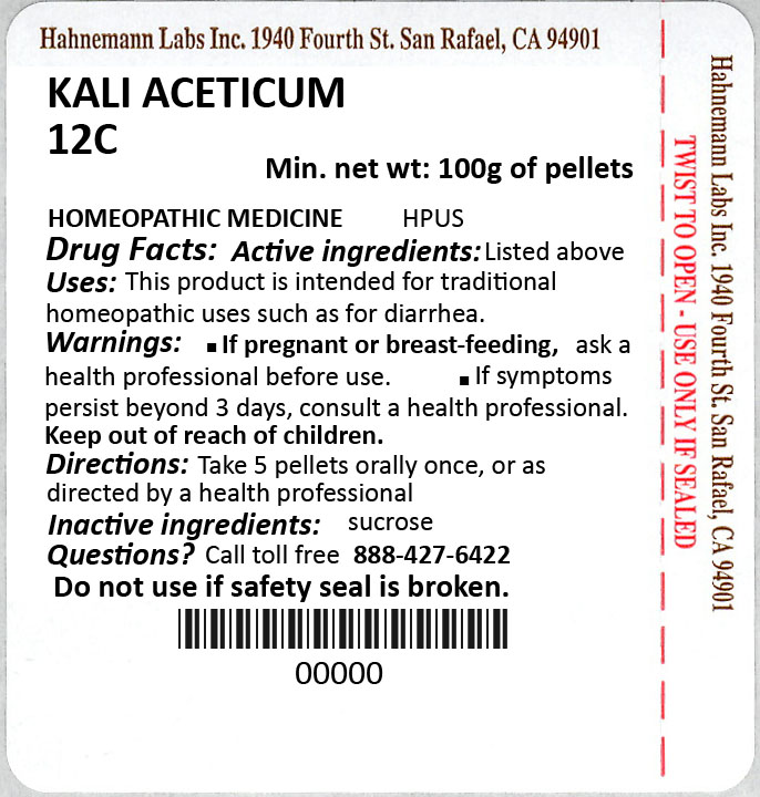 Kali Aceticum 12C 100g