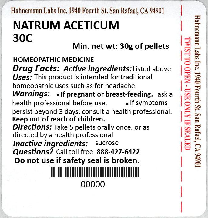 Natrum Aceticum 30C 30g
