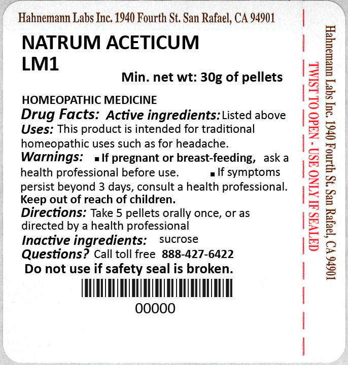 Natrum Aceticum LM1 30g