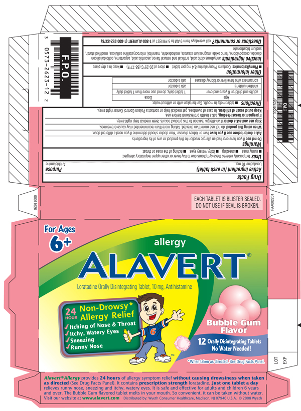 ALAVERT allergy Bubble Gum Flavor Packaging