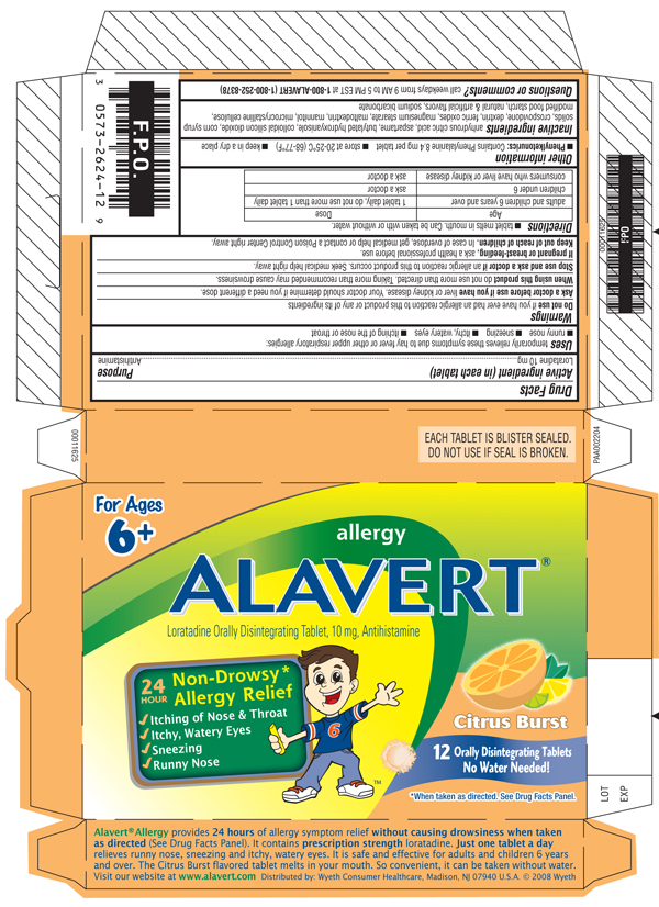 ALAVERT allergy Citrus Burst Packaging