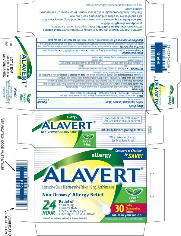 ALAVERT allergy Fresh Mint Packaging