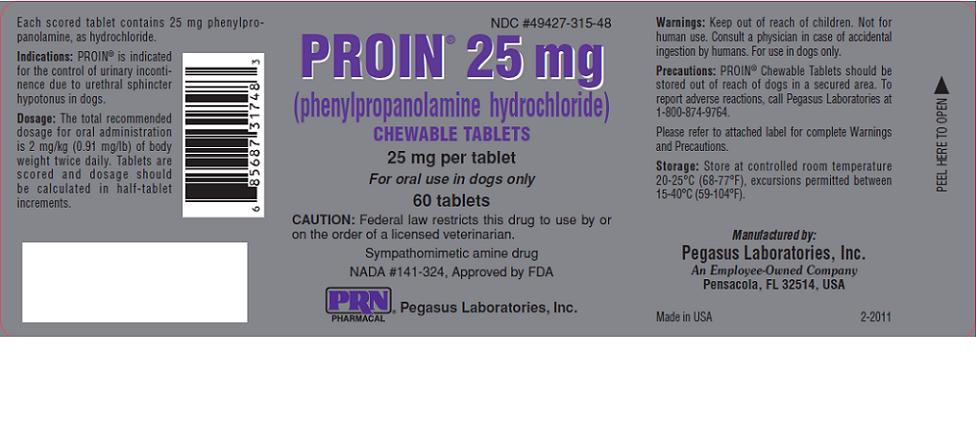 Proin 60 Bottle Label