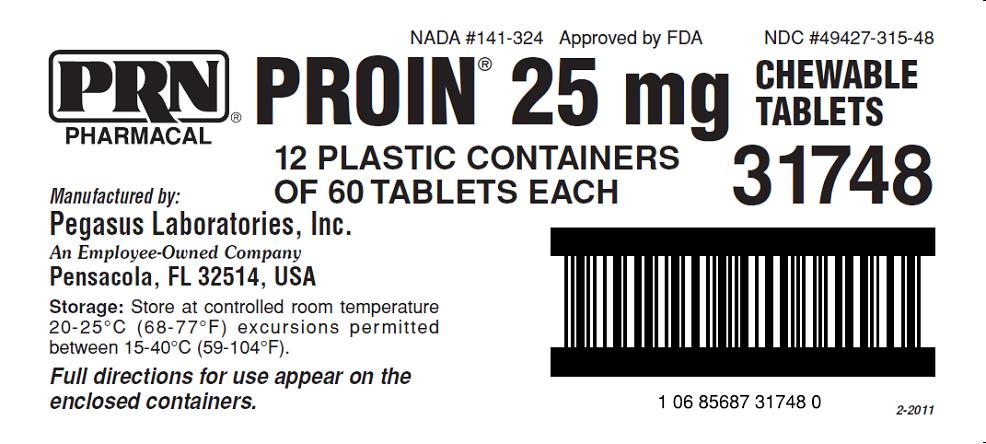 Proin 60 Carton Label