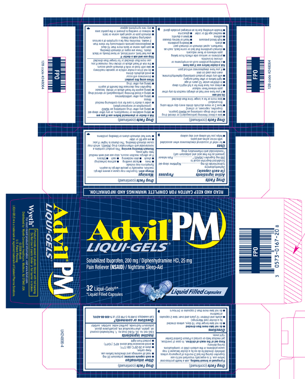 Advil PM Liqui-Gels Packaging