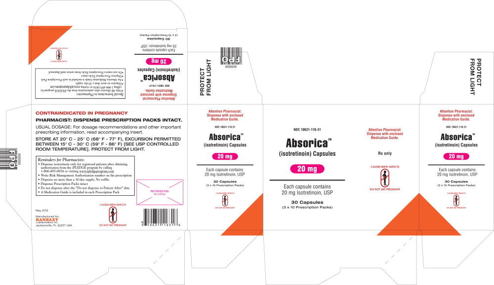 Principal Display Panel – 20 mg Carton Label
