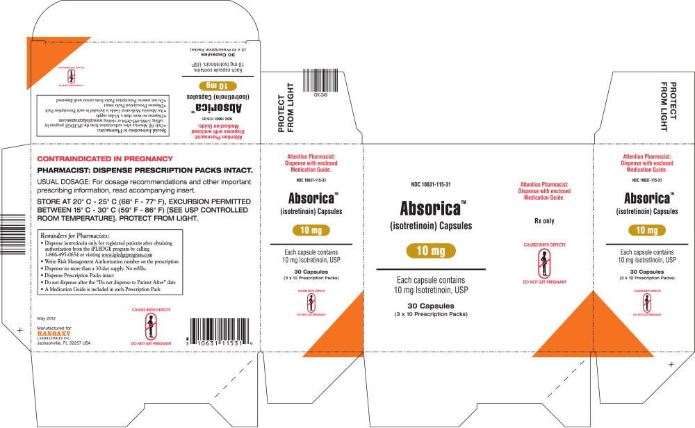 Principal Display Panel – 10 mg Carton Label
