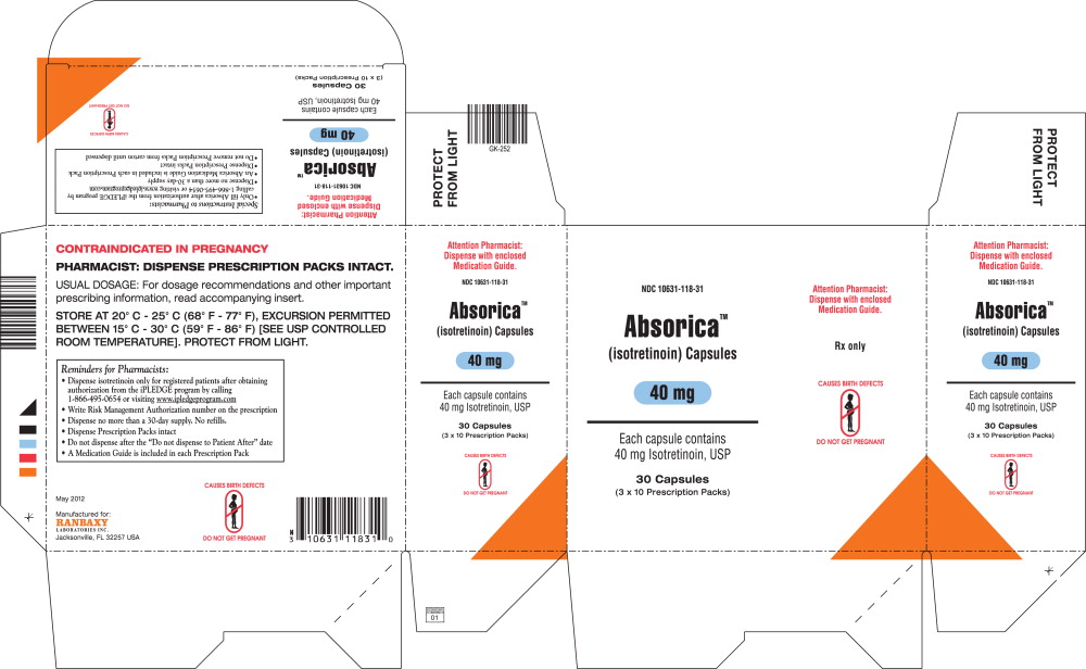 Principal Display Panel – 40 mg Carton Label
