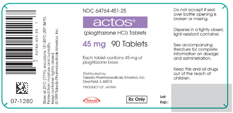 PRINCIPAL DISPLAY PANEL - 45 mg 90 ct trade label