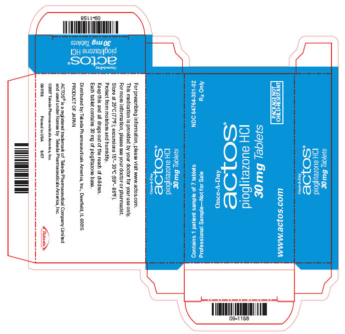 PRINCIPAL DISPLAY PANEL - 30 mg sample carton - Japan