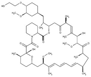 Everolimus chemical structure