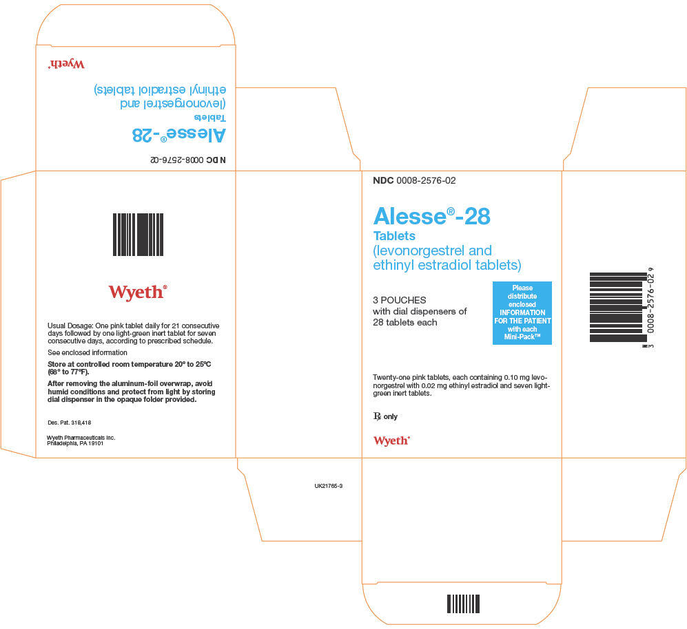 PRINCIPAL DISPLAY PANEL - 0.10 mg / 0.02 mg Tablet Carton