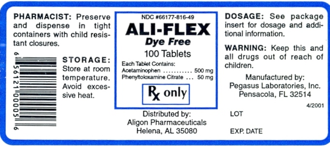 Ali-Flex Primary Label