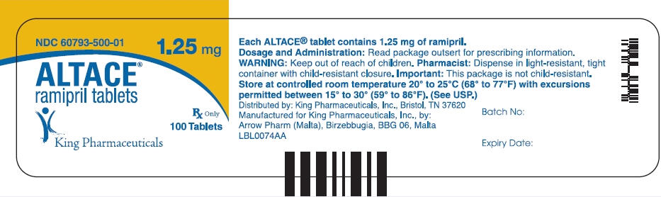 Label Graphic 1-Altace Tablets 1.25mg