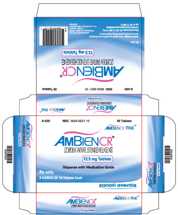 PRINCIPAL DISPLAY PANEL - 12.5 mg, 30 Tablet Carton
