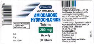 Structured formula for amiodarone