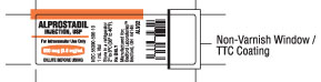 Vial label for Alprostadil Injection USP 500 mcg (0.5 mg) per mL