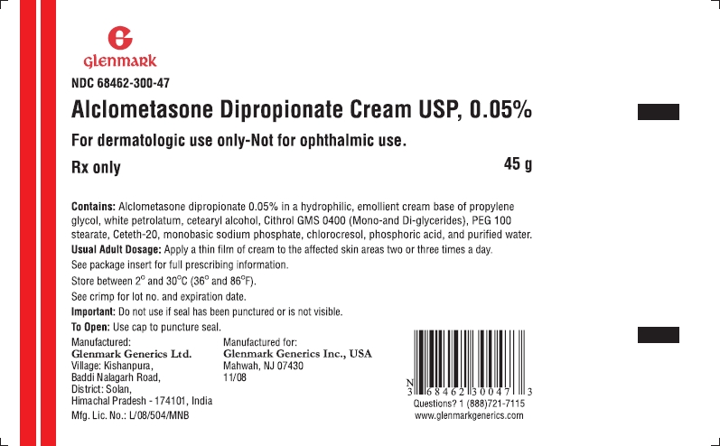 Alclometasone Dipropionate Cream, 45g label