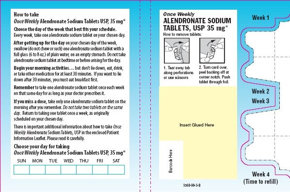 Alendronate Sodium Tablets 35 mg Blister Card (Inside)