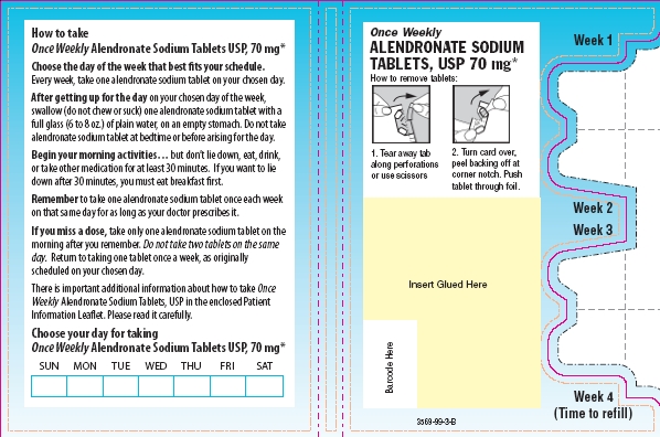 Alendronate Sodium Tablets 70 mg Blister Card (Inside)