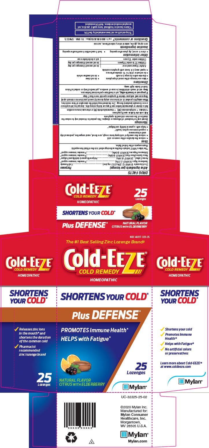 Cold-EEZE Plus Defense Carton Label Citrus with Elderberry
