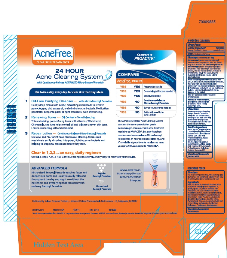 AcneFree 24 HOUR Acne Clearing System Carton 2