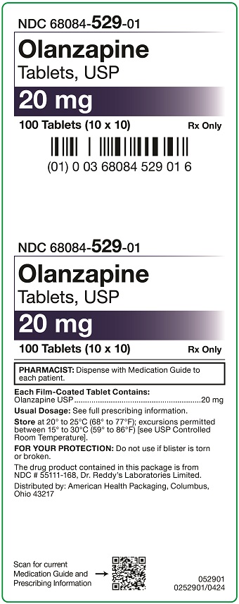 20 mg Olanzapine Carton
