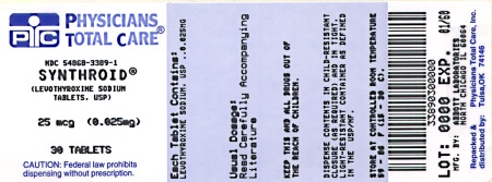 image of 0.025 mg package label
