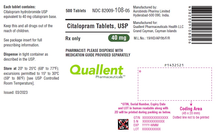 PACKAGE LABEL-PRINCIPAL DISPLAY PANEL - 40 mg (500 Tablets Bottle)