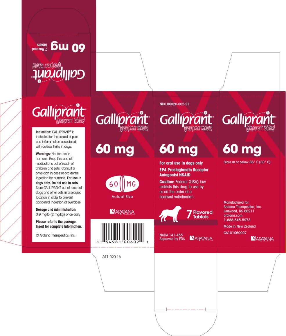 Principal Display Panel - Galliprant 60 mg Carton Label
