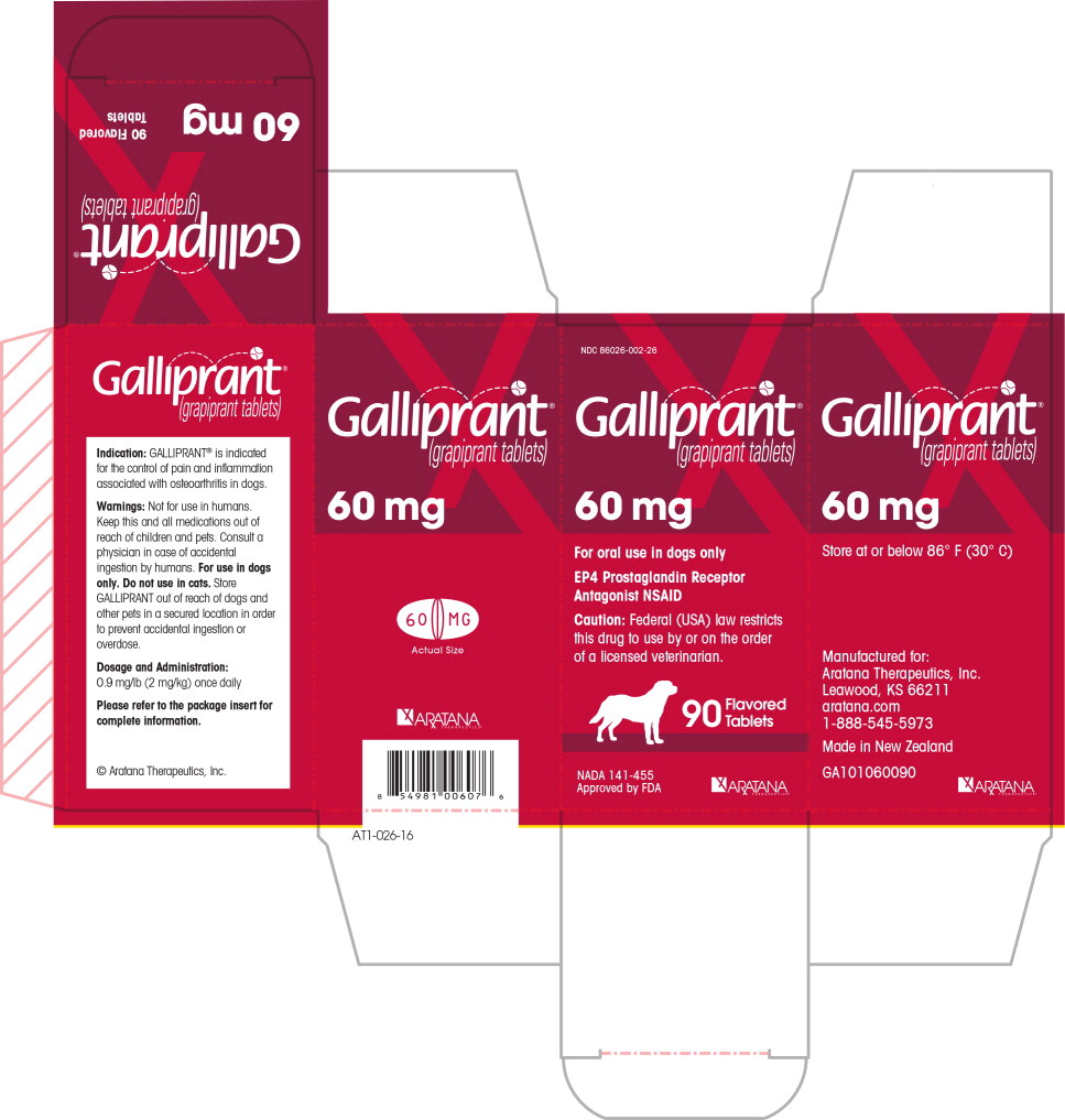 Principal Display Panel - Galliprant 60 mg Carton Label
