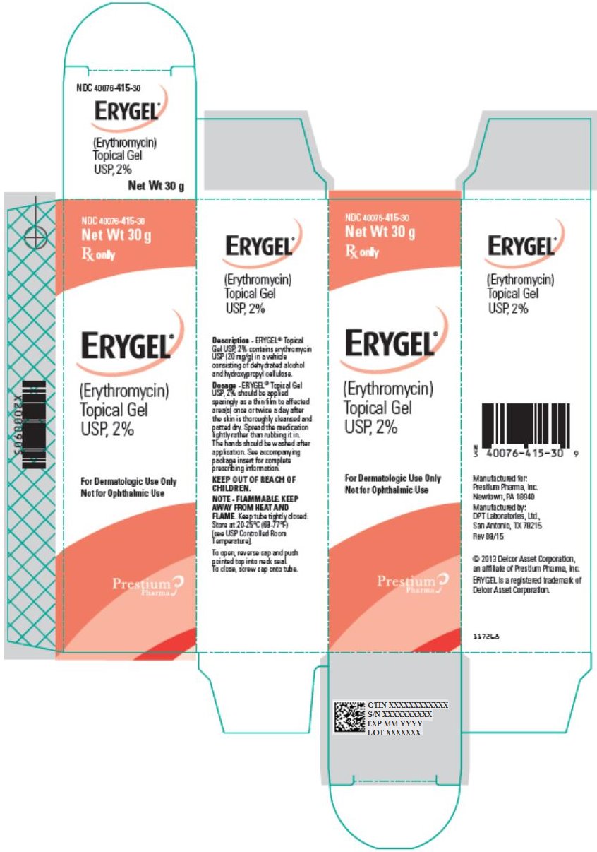 Erygel Topical Gel 2% Carton Label