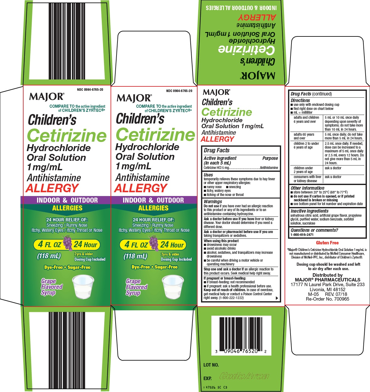 Cetirizine Hydrochloride Solution