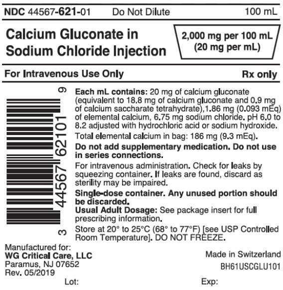 Calcium Gluconate in Sodium Chloride Inejction 2,000 mg per 100 mL bag image