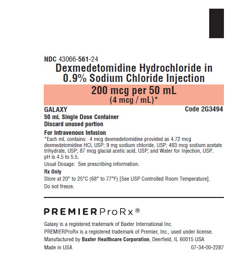 DexMed Premier Pro Representative Container Label 43066-561-24 1 of 2