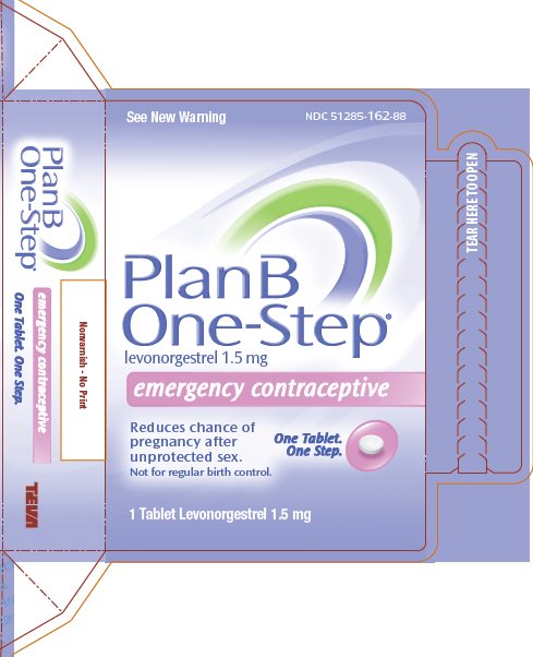 Plan B One-Step® (levonorgestrel 1.5 mg), 1s Unit-Dose Box, Part 3 of 3