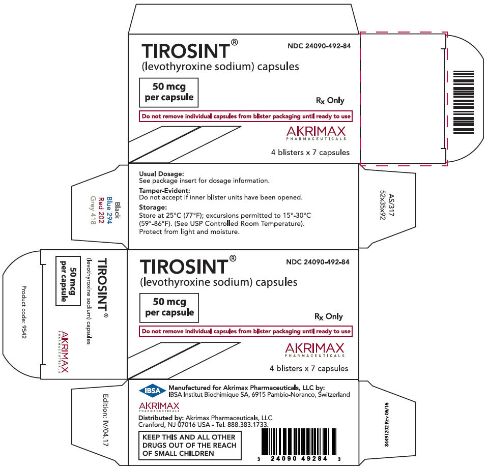 PRINCIPAL DISPLAY PANEL - 50 mcg Capsule Blister Pack Carton