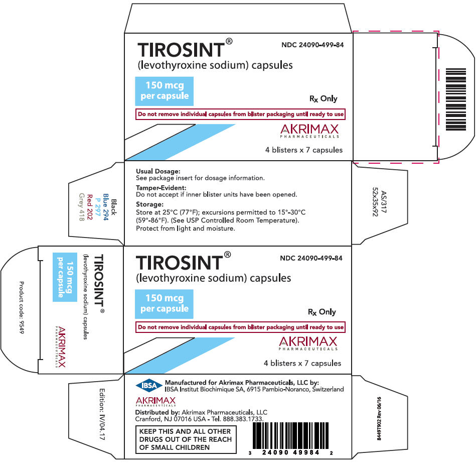 PRINCIPAL DISPLAY PANEL - 150 mcg Capsule Blister Pack Carton
