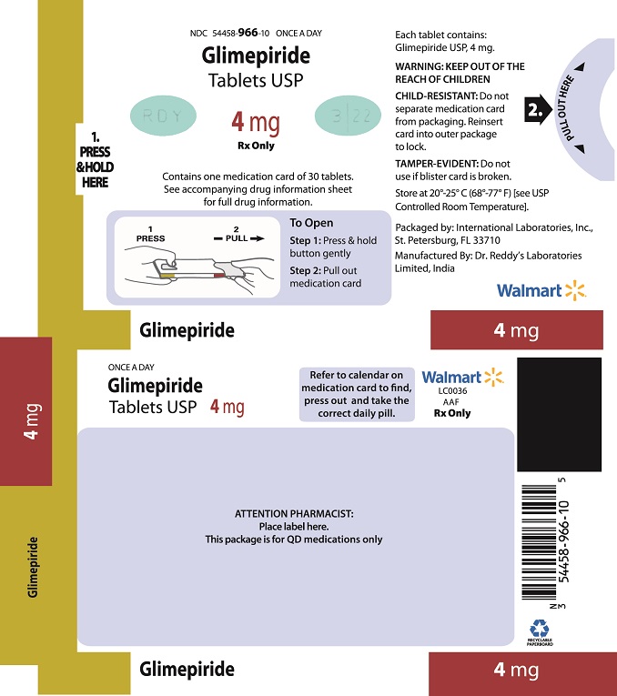 Glimepiride Tablets USP 4mg