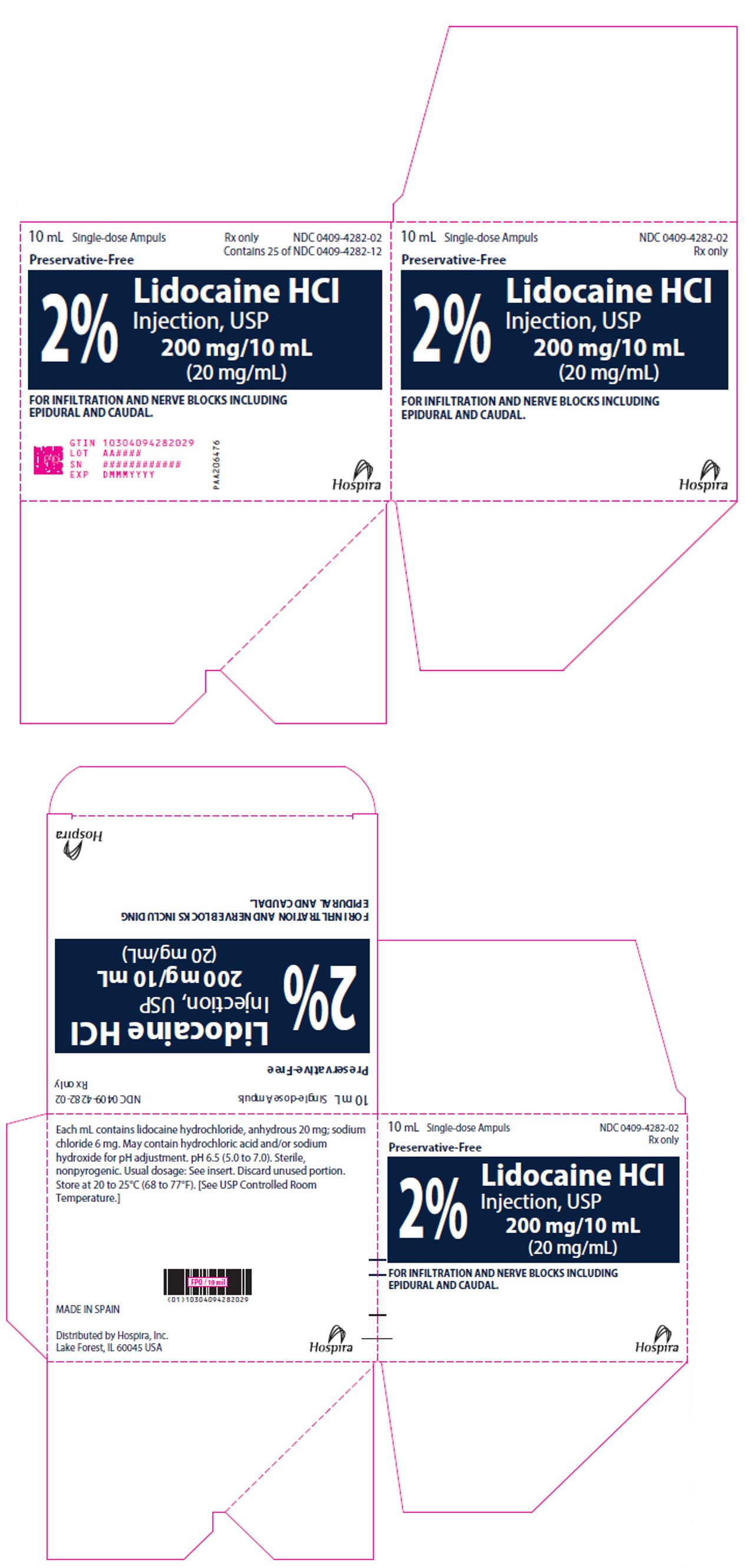 PRINCIPAL DISPLAY PANEL - 10 mL Ampule Carton